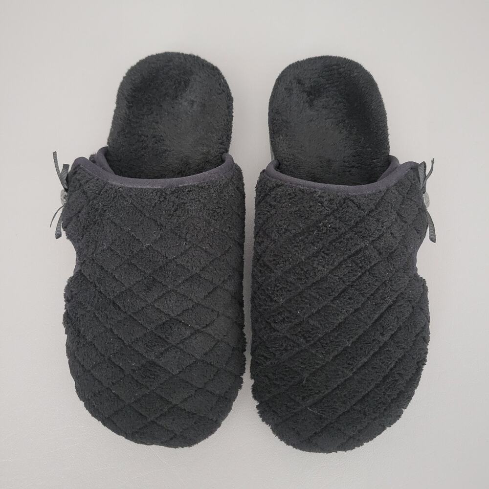 Vionic Womens Orthotic Support Mule Slippers Adilyn Adjustable Black Size 7 - Picture 6 of 11